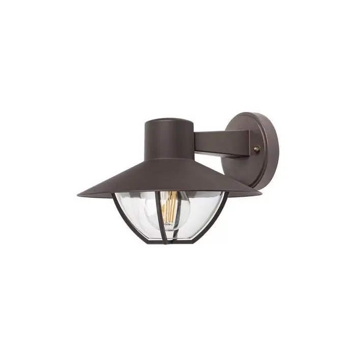 Zamów dziś - Almada zewnętrzna lampa ścienna ip44 brązowy e27 1x max 10 7884