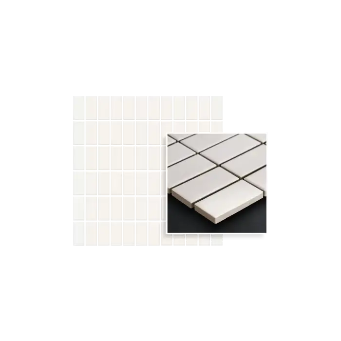 Albir bianco (matowa) mozaika 29,8x29,8 (2,3x4,8) ALBIR BIANCO (MATOWA) MOZAIKA 29,8x29,8 (2,3X4,8) | Łatwe zamówienie