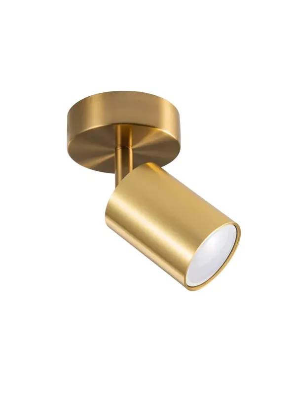 Lampa ścienno sufitowa regulowana złota GOLDI ekskluzywny kinkiet 327253 GoldLux - Top oferta