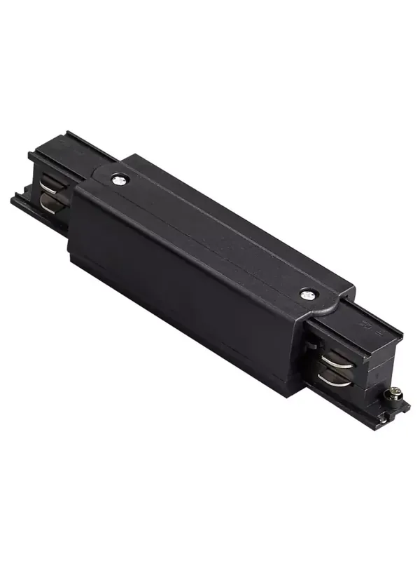 Oferta promocyjna - Łącznik prosty centralny do szyny 3-fazowej czarny GoldLux 327833
