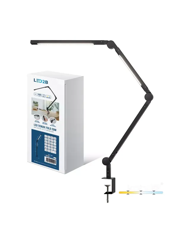 Wybór klientów | Lampka biurkowa LED TENUIX FOLD 20W 3CCT LED2B 004032