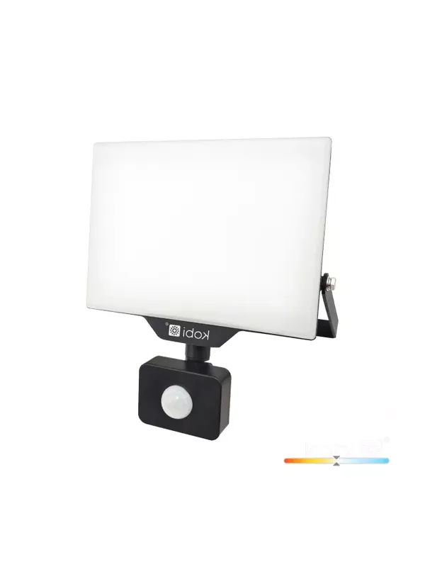 Cena obniżona | Naświetlacz LED z czujnikiem ruchu DELYO 50W 4000K IP54 Kobi Premium 004240