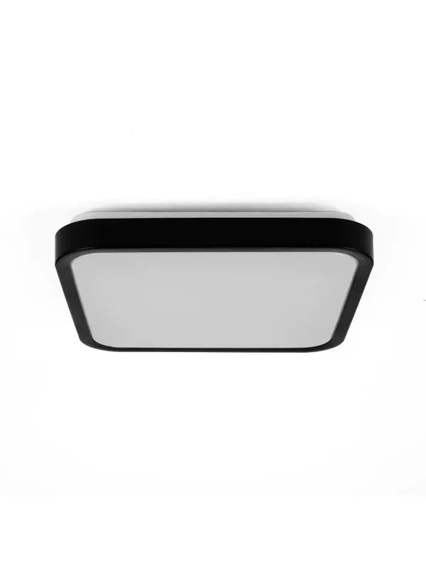 Najwyższa jakość - Plafon V-TAC 18W LED Kwadrat 30x30cm Natynkowy Pilot Czujnik Ruchu IP44 Czarny VT-8618S 4000K 1830lm