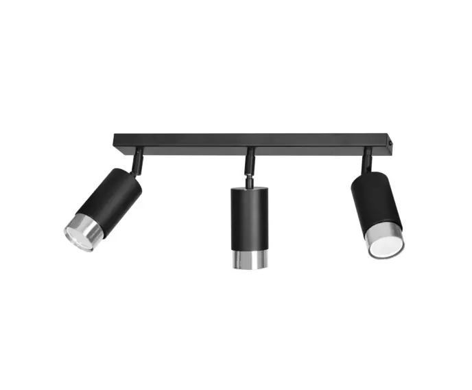 LAMPA SUFITOWA Emibig 3xGU10 30W HIRO 3 BL/CHROME 964/3 - Zapasy na wyczerpaniu