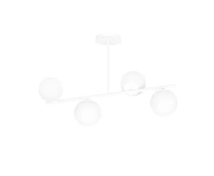 Zostało kilka sztuk | LAMPA SUFITOWA Emibig 4xE14 40W BIOR 4 WHITE 1021/4