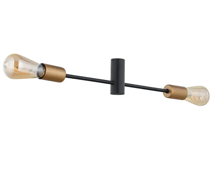Lampa sufitowa plafon LED Nowodvorski ROTOR czarna, stal 7934 - Zapasy na wyczerpaniu