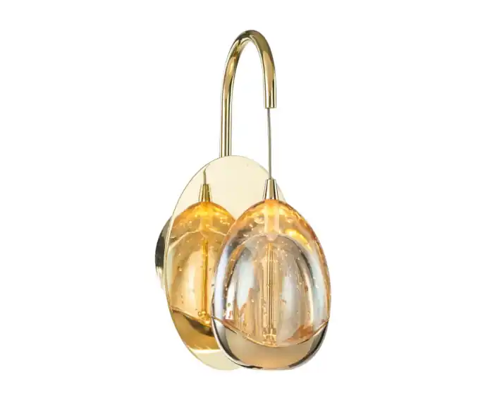 Kinkiet ścienny Italux Huelto LED nowoczesny złoty WL-22112132-1A-CHPN | Właśnie dodano