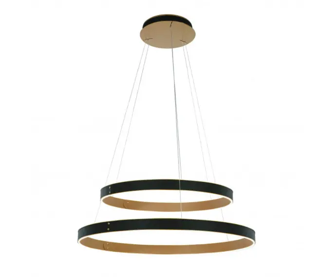 Tylko dziś - Lampa wisząca Italux Manezia LED nowoczesna czarna PND-270160-2A-BL