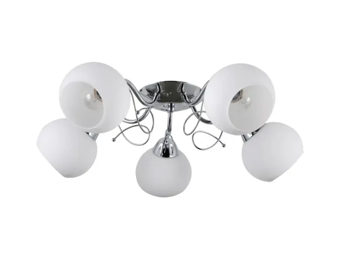 Żyrandol Italux Masseri stylizowany chrom PND-6895-5 - Kup online