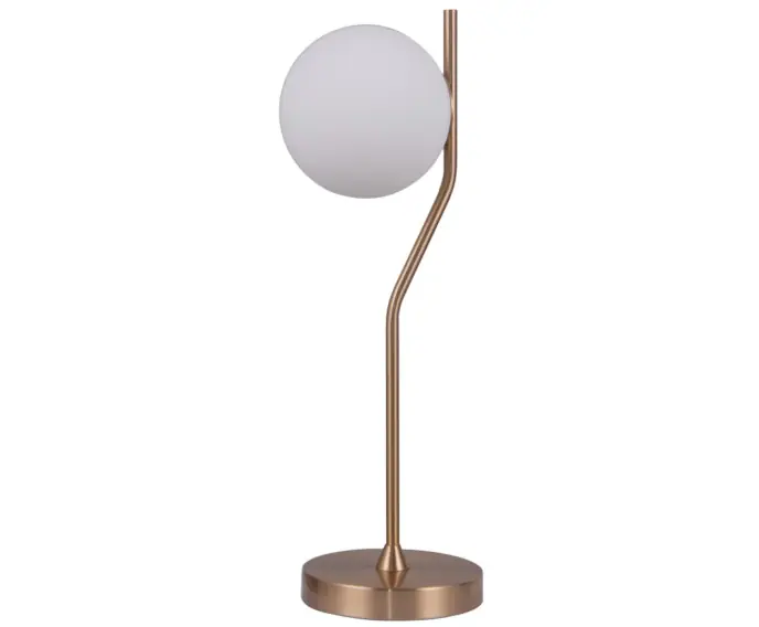 Lampka stołowa Italux Carimi nowoczesna mosiądz TB-3300-1-HBR - Kup teraz