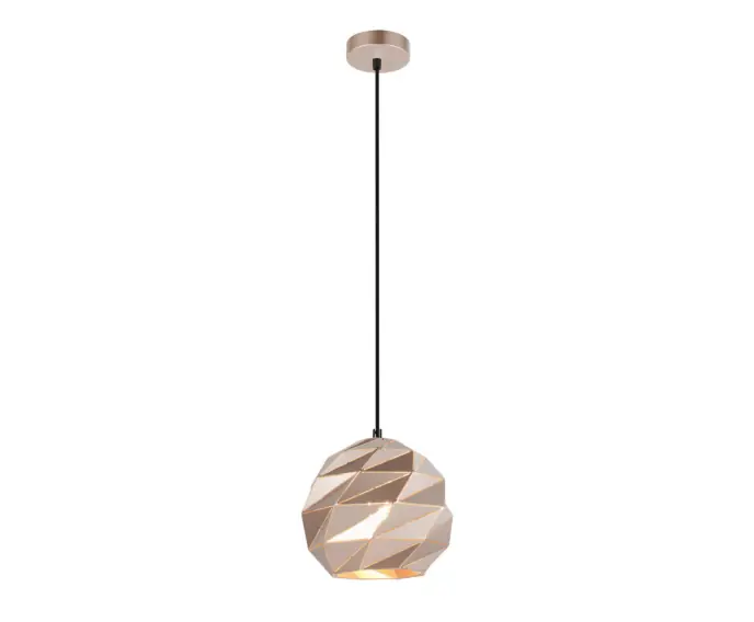 Prosto z fabryki - Lampa wisząca Italux Palermo nowoczesna złota PND-2424-1S-GD