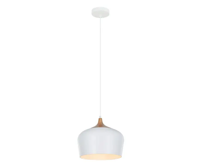 Lampa wisząca Italux Britta nowoczesna biała MDM-2681/1M W - Łatwy zwrot