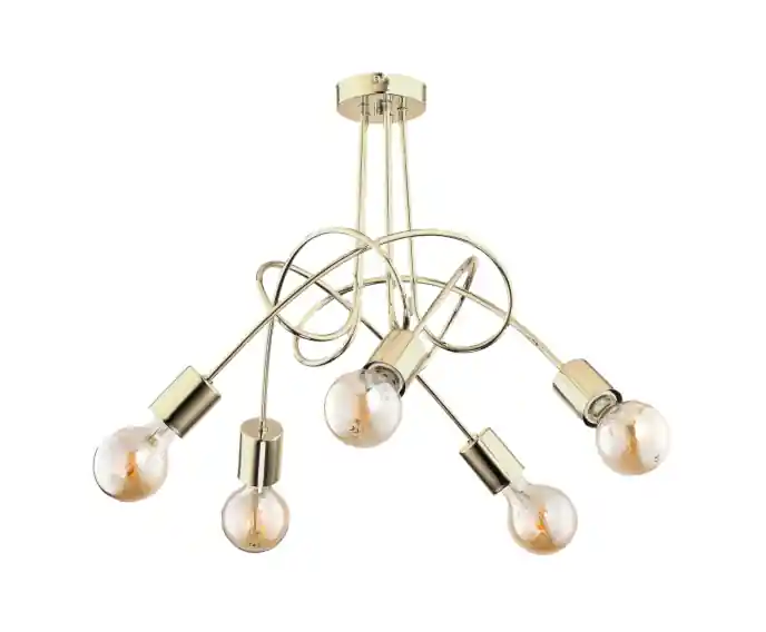 Megacena - Żyrandol Alfa TANGO GOLD 5x60W 28315