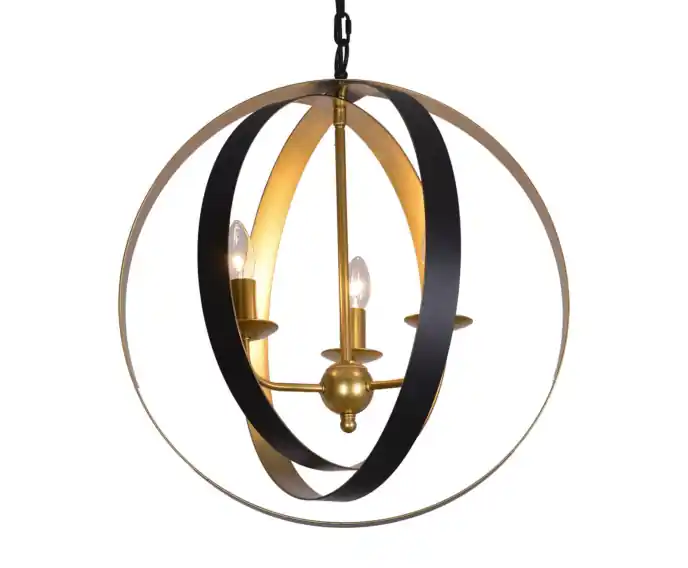 Lampa wisząca Italux Kaia model MD-BR16483-D3-B/G | Końcówka serii