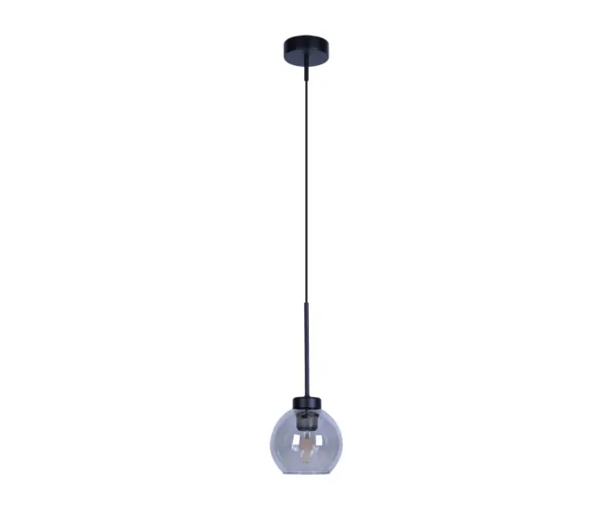 Lampa wisząca nowoczesna czarna bańka Kaja ALDAR K-4877 | Ostatnie sztuki