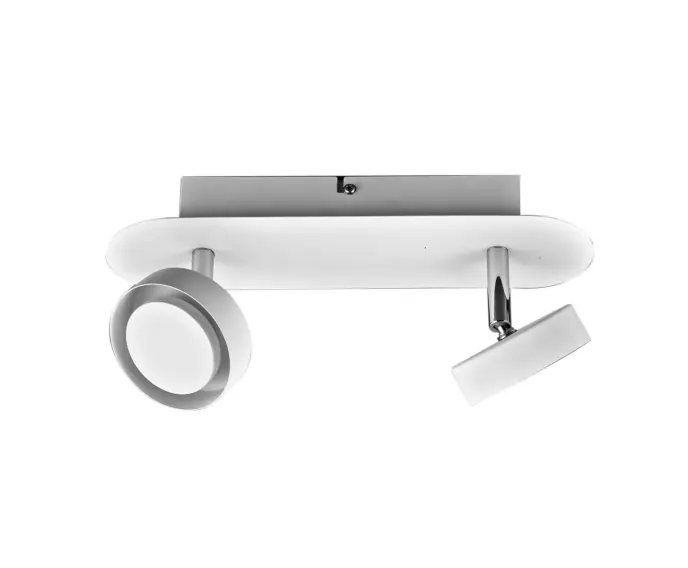 Końcówka serii - Lampa ścienno-sufitowa Italux Alexa LED nowoczesna biała HP-503AC-02-8989BM