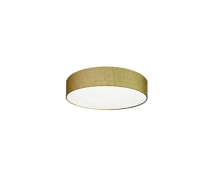 Właśnie dodano - Lampa sufitowa plafon LED Nowodvorski TURDA złota, tkanina 8955