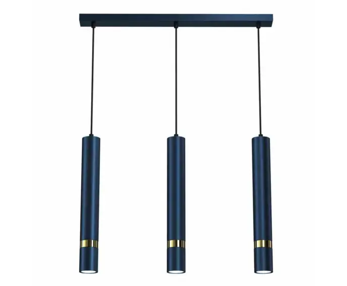Lampa wisząca żyrandol Milagro JOKER MLP7726 granat / złoto | Na stanie