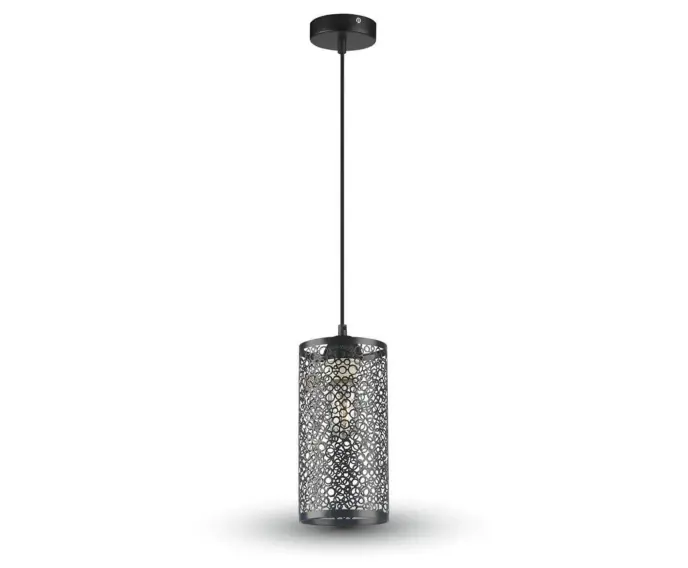Lampa wisząca V-TAC Tuba Siatka Czarny Mat VT-7131 | Wyjątkowa oferta