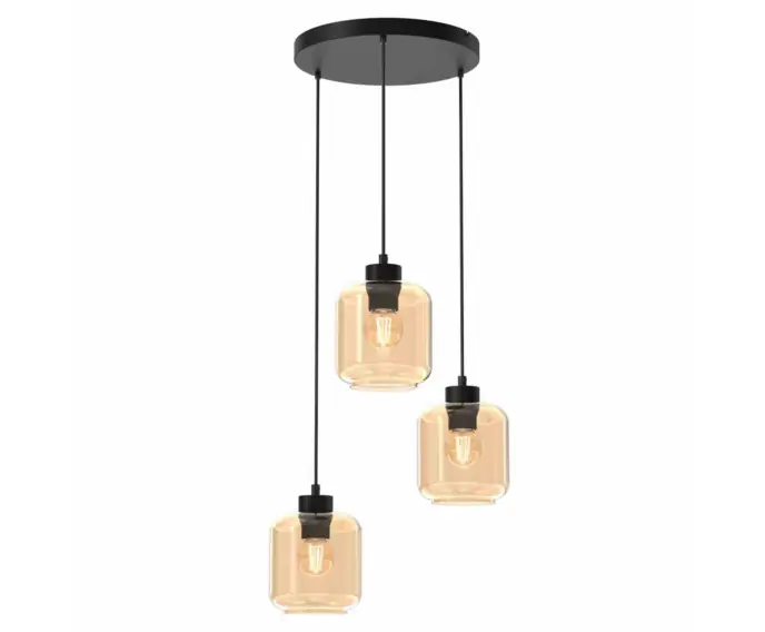Sprawdzony wybór | Lampa wisząca żyrandol Milagro SOMBRA MLP8372 czarny