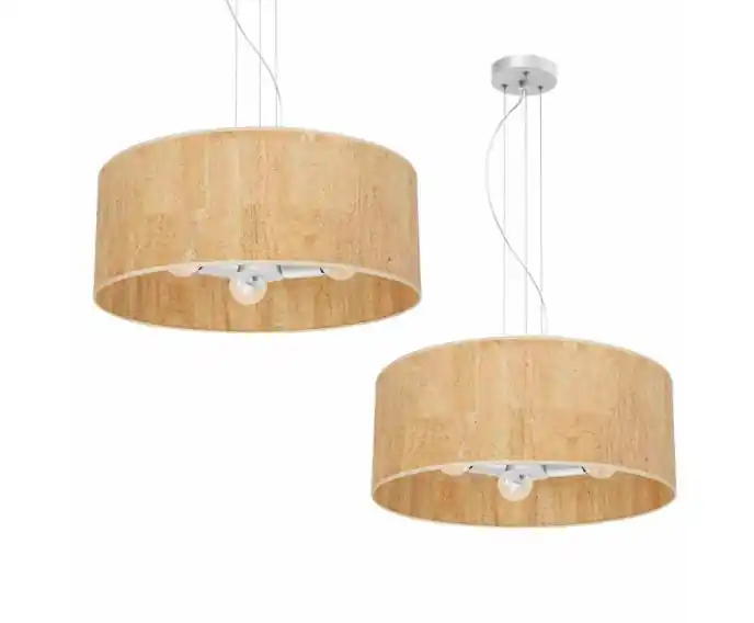 Nowość już dostępna - Lampa wisząca żyrandol Milagro CORK MLP7523 biel / korek