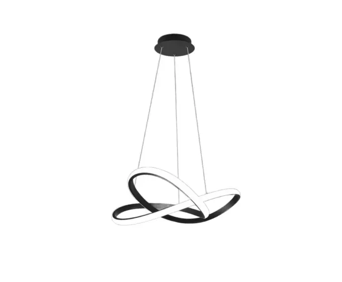 Bezpieczne zakupy - Lampa wisząca LED COURSE czarny RL R32051432
