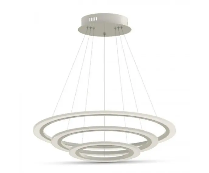Lampa wisząca LED V-TAC 70W Slim 3 pierścienie Ściemnialna VT-70-3D ciepła 5250lm | Bardzo popularny produkt