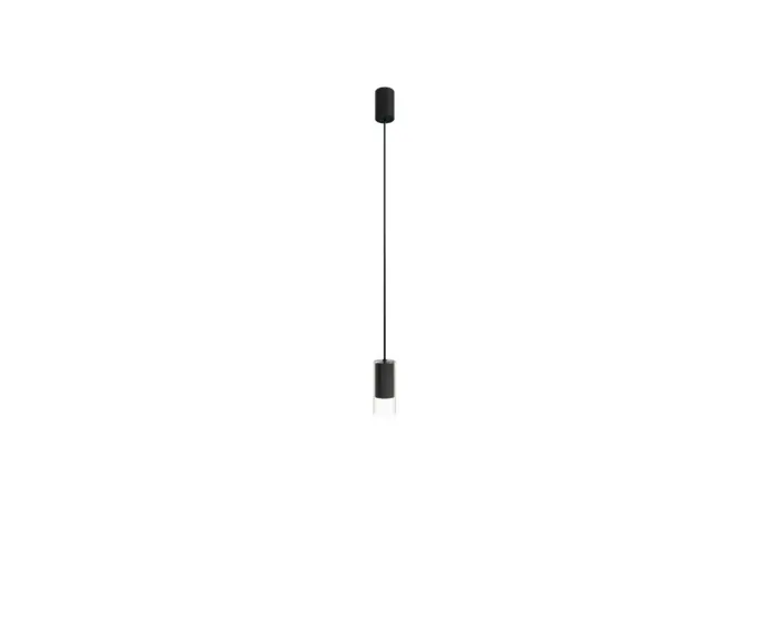 Tylko kilka sztuk | Lampa wisząca żyrandol Nowodvorski CYLINDER 7866 stal, czarny