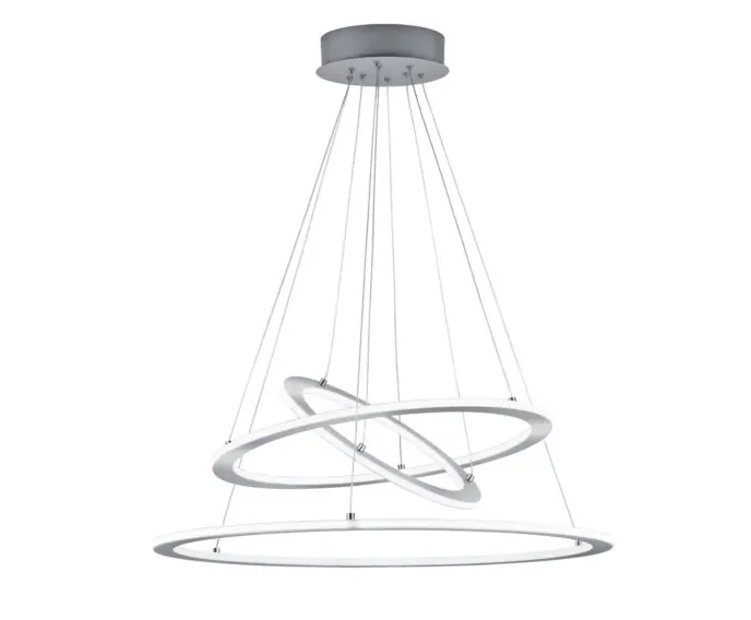 Do wyczerpania zapasów - Lampa wisząca LED DURBAN srebrny Trio 321910307