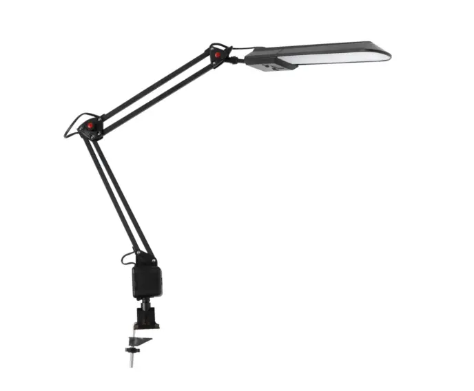 Tylko dziś | Lampa biurkowa LED czarna HERON II Kanlux 27602