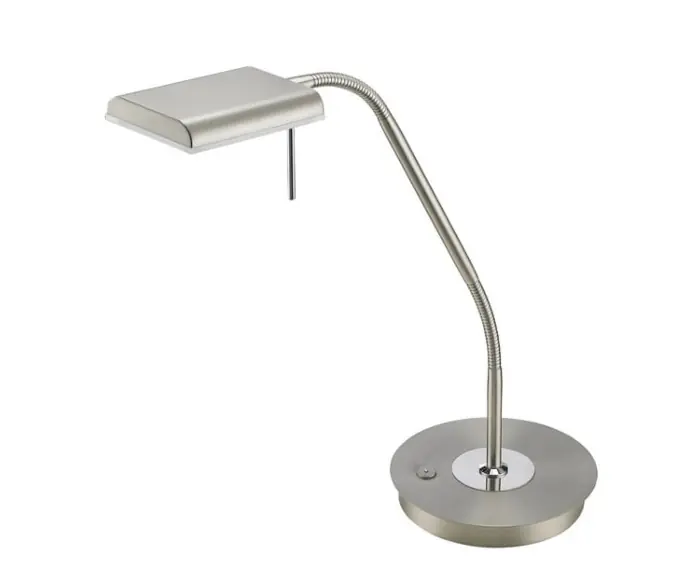 Lampa biurkowa BERGAMO srebrny Trio 520910107 - W sprzedaży
