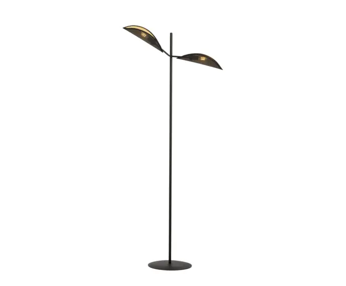 Lampa stojąca podłogowa Emibig 2xE14 40W VENE LP2 BLACK/GOLD 1158/LP2 - Oferta kończy się wkrótce
