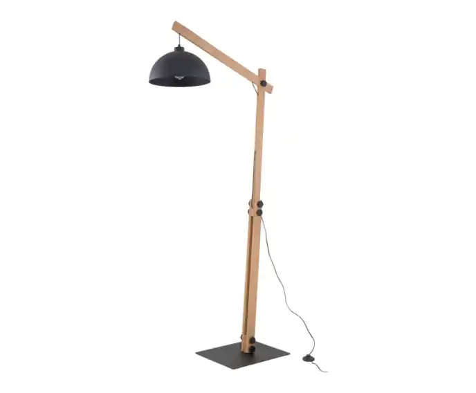 Lampa stojąca podłogowa drewniana OSLO E27 15W TK-Lighting 5582 - Ekspresowa wysyłka