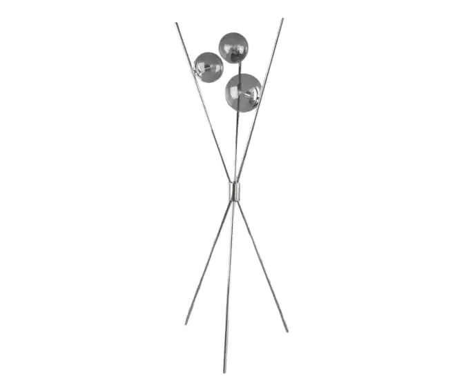 Ograniczona ilość - Lampa stojąca podłogowa LANCE srebrny Trio 403400354