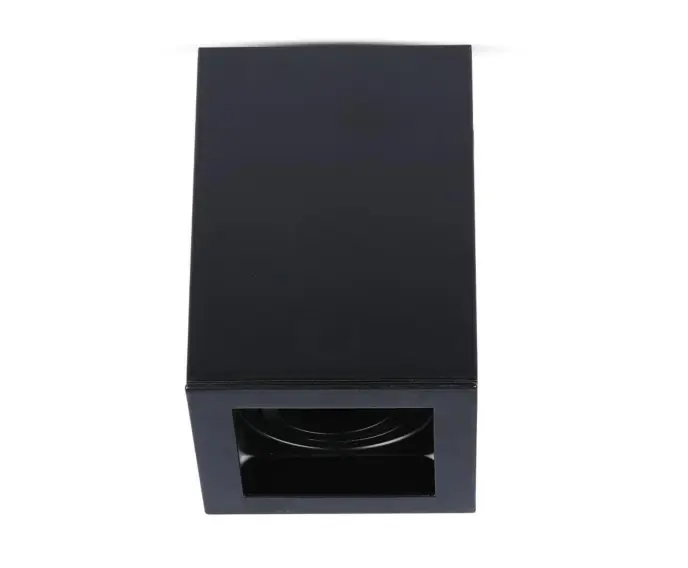 Oprawa V-TAC Aluminiowa GU10 Kostka Kwadrat Natynkowa Czarna 142x100x100 VT-797 | Produkt polecany
