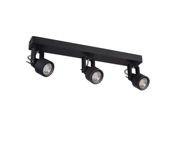 Oprawa ścienno-sufitowa reflektory 3xGU10 10W Kanlux SONDA 34924 czarny, metal | Bestseller