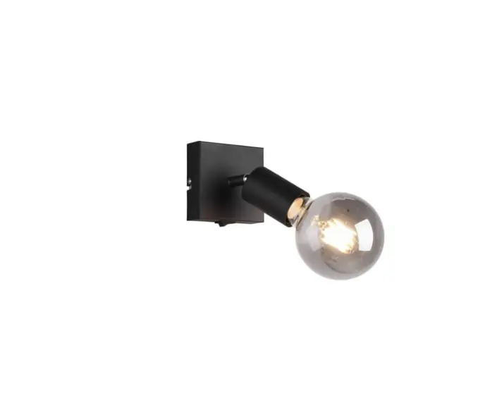 Prosto z fabryki | Reflektor ścienny spot VANNES czarny RL R80181732
