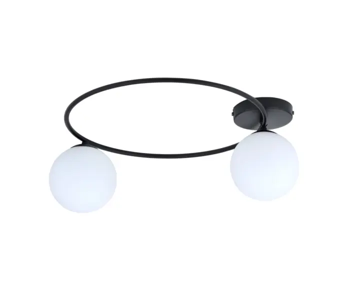 Lampa sufitowa Emibig 2xE14 10W SOPRA 2 białe klosze 1257/2 - Kup dziś