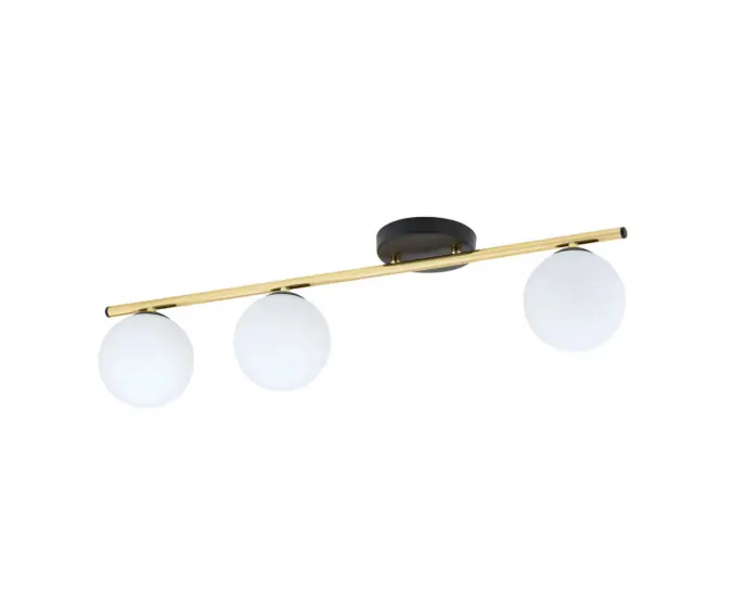 Lampa sufitowa Emibig 3xE14 10W MONZA 3 białe klosze 1252/3 - Ulubieniec klientów