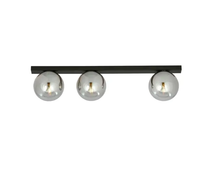 Lampa sufitowa Emibig 3xE14 40W FIT 3 BLACK/GRAFIT 1122/3 | Popularny produkt