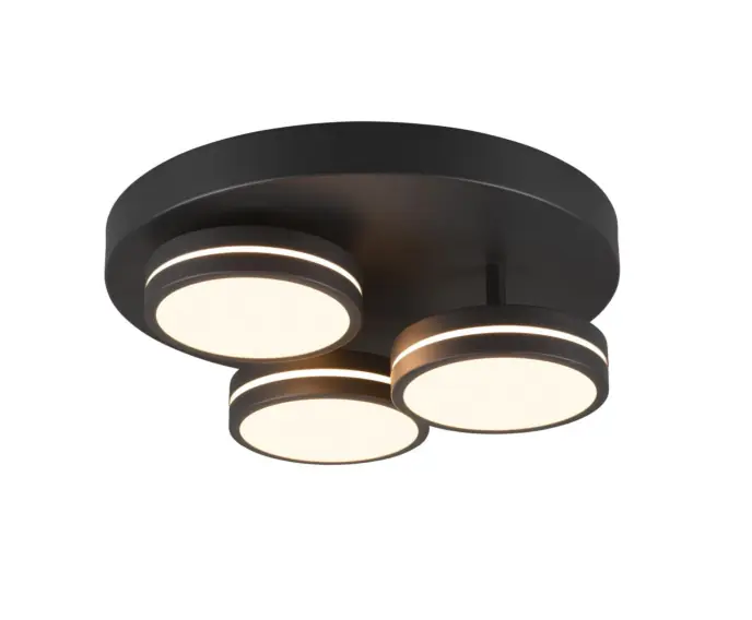 Lampa sufitowa nowoczesna wbudowany LED FRANKLIN antracyt Trio 626510342 - Łatwe zamówienie