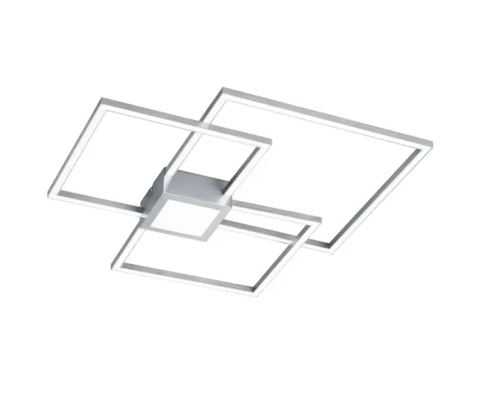 Dodaj do koszyka | Lampa sufitowa nowoczesna wbudowany LED HYDRA srebrny Trio 676210407