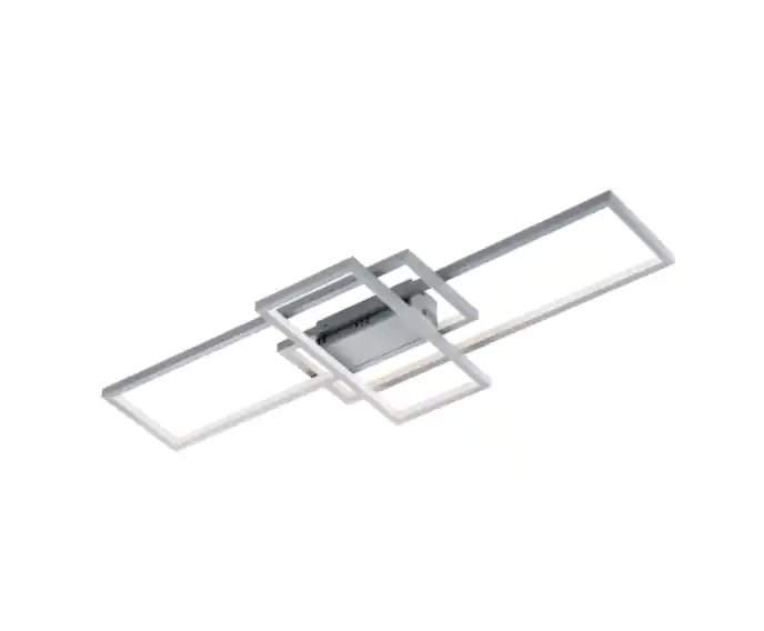 Lampa sufitowa nowoczesna wbudowany LED THIAGO srebrny Trio 652610307 | Nowość w asortymencie