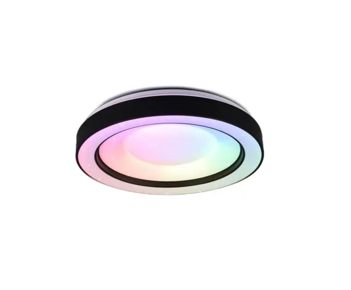 Sprawdzony wybór | Plafon lampa sufitowa nowoczesna wbudowany LED ARCO czarny RL R65091032