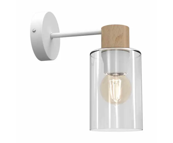 Lampa ścienna kinkiet LED Milagro MADERA MLP8553 biały - Wyprzedaż zapasów