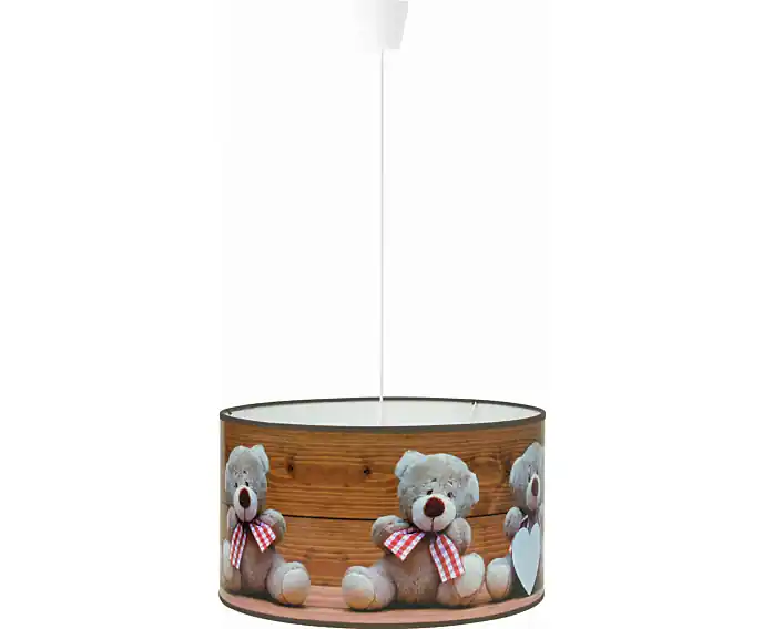 lampa wisząca cylinder szare misie 35/20 - Ostatnie egzemplarze