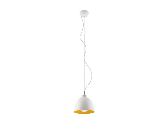 Cena obniżona - Lampa wisząca SERENA biało/złota Sollux Lighting SL.0542