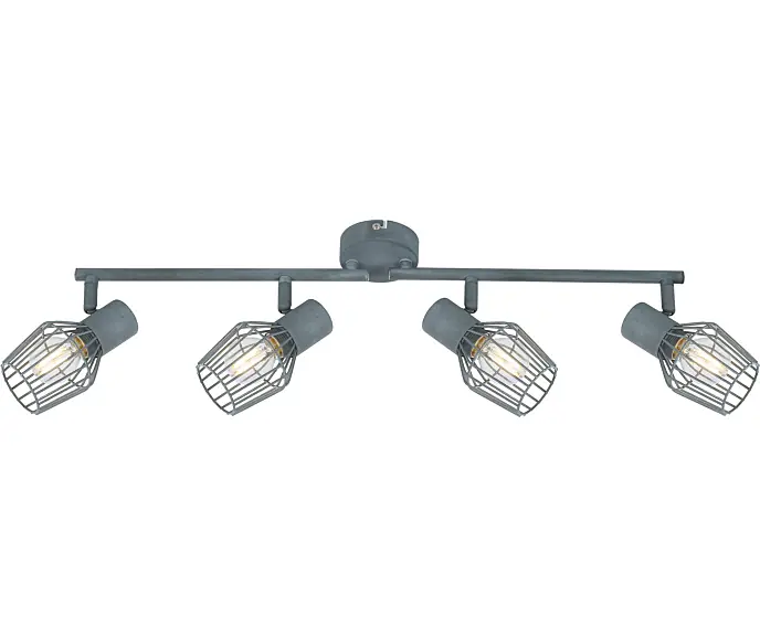 Lampa sufitowa Candellux VIKING 94-68033 szary | Dodatkowy rabat