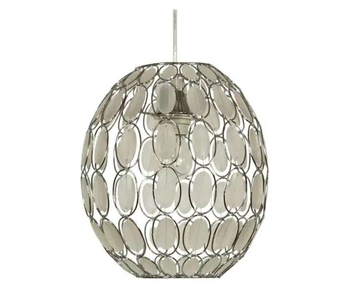 Lampa wisząca kryształowa Candellux SELMA 31-02853 chrom - Produkt premium