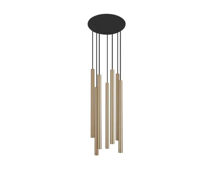 Supercena - Lampa wisząca żyrandol Nowodvorski LASER mosiądz 8921